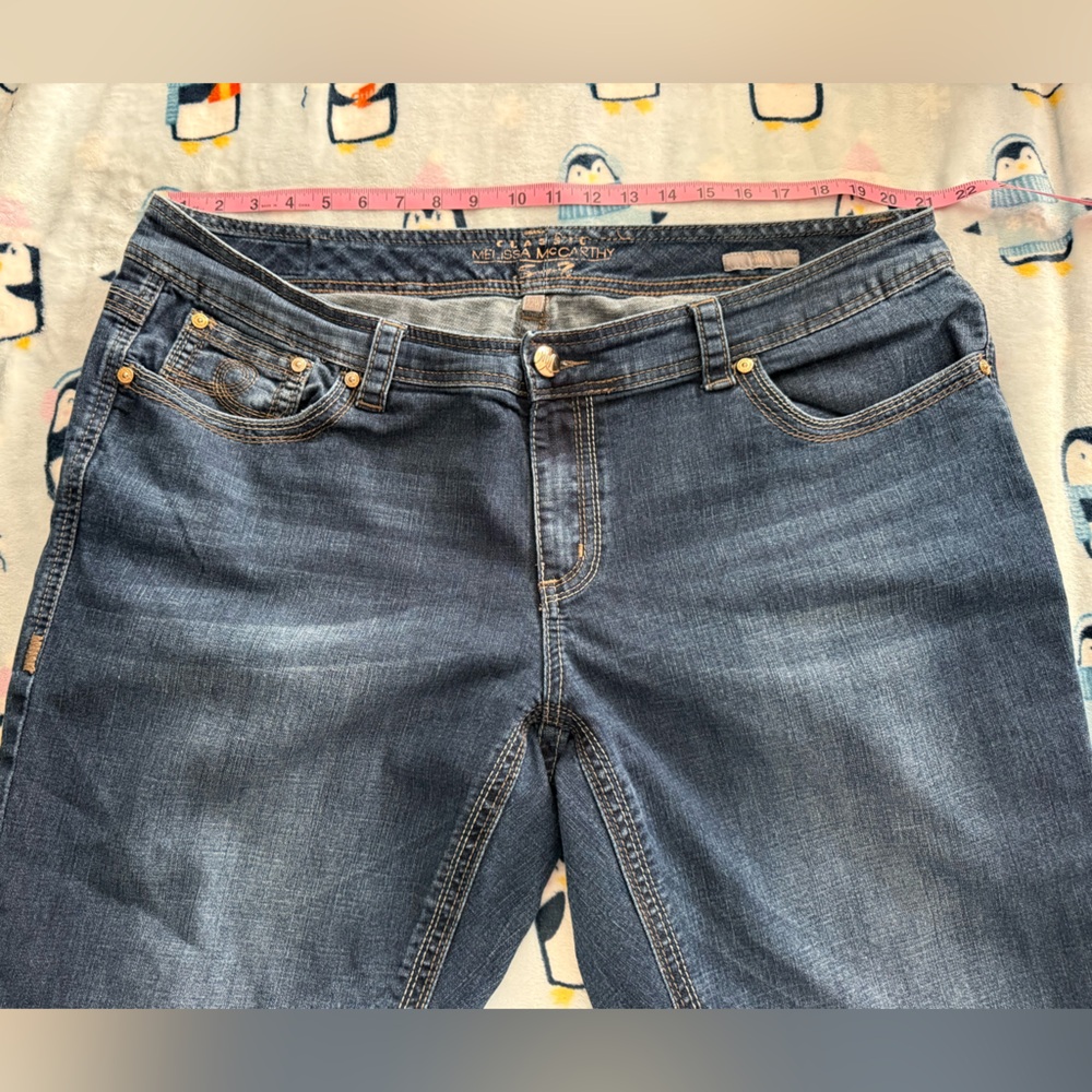 Melissa McCarthy Seven7 Women's Blue Boot Cut Jeans